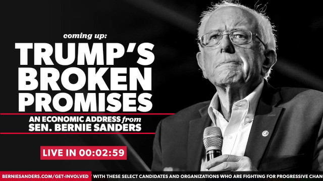 Economic Address from Sen. Bernie Sanders